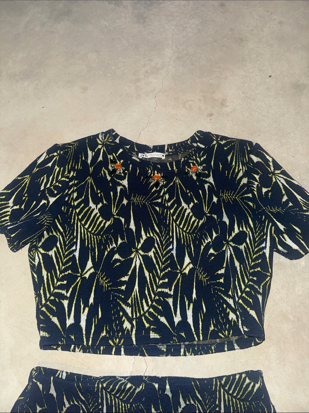 Zara Two Piece Rhinestone Set - Picture 2 of 4